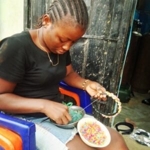 Beaded Hair Band